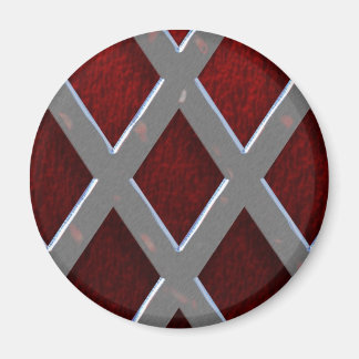 Stahlgitter über Lava Magnet