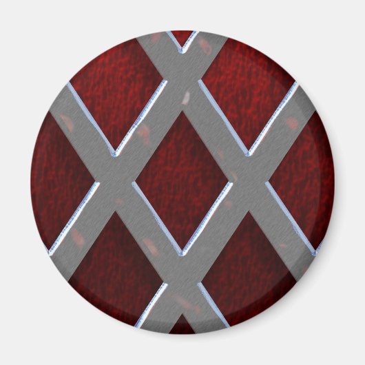 Stahlgitter über Lava Magnet (Vorne)