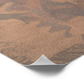 Stahlgürtel mit Schatten Poster (Ecke)