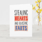 STAHLHERZEN UND FURZEN KARTE (Gelbe Blume)