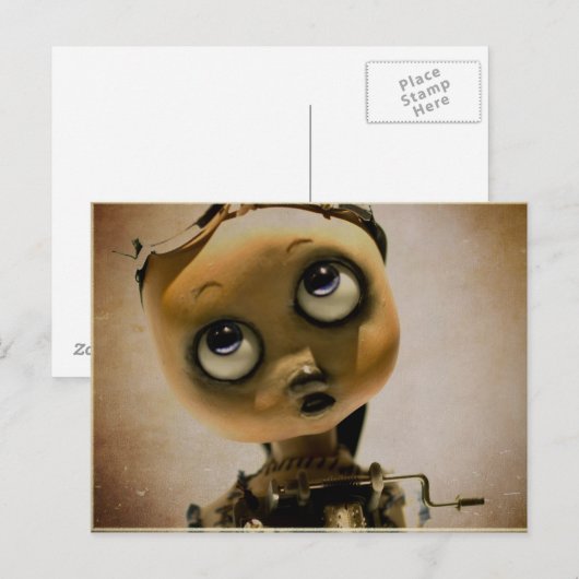 Stahlkarten Postkarte (Vorne/Hinten)