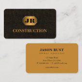 Stahlkonstruktion aus Rostschmiedeeisen Visitenkarte (Vorne/Hinten)