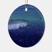 Stahlkopf, der eine Fliege nimmt Keramik Ornament (Links)