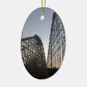 Stahlkraft und Thunderhawk Dorney Park Keramik Ornament (Links)