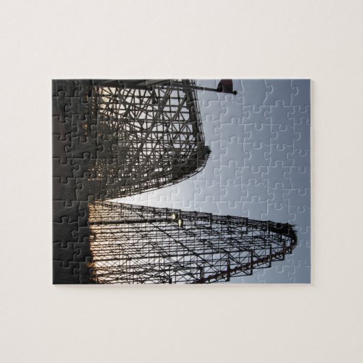 Stahlkraft und Thunderhawk Dorney Park Puzzle (Horizontal)