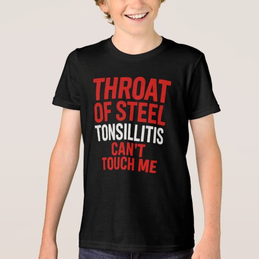 "Stahlkraut" Tonsillitis Survivor Shirt (Vorderseite)