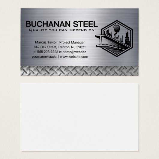 Stahlleuchte und Kranwinde | Konstruktion (Vorne & Hinten)