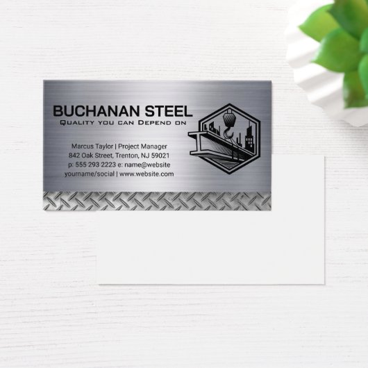 Stahlleuchte und Kranwinde | Konstruktion (Schreibtisch)