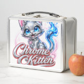 Stahllunchbox für die Schule. Metall Brotdose (Beispiel)