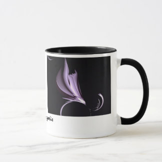 Stahlmagnolia Abstrakte Tasse