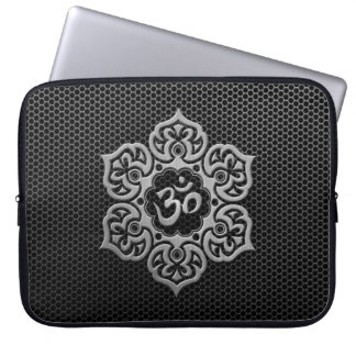 Stahlmasche Blumenom Laptopschutzhülle