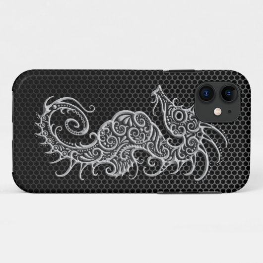 Stahlmaschen-Seepferd Case-Mate iPhone Hülle (Rückseite (Horizontal))