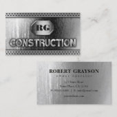 Stahlmetall- und Gittermeshbau Visitenkarte (Vorne/Hinten)