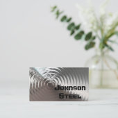 StahlmetallVisitenkarten Visitenkarte (Stehend Vorderseite)