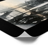 Stahlmilch Gary in Foto 1912 Poster (Ecke)