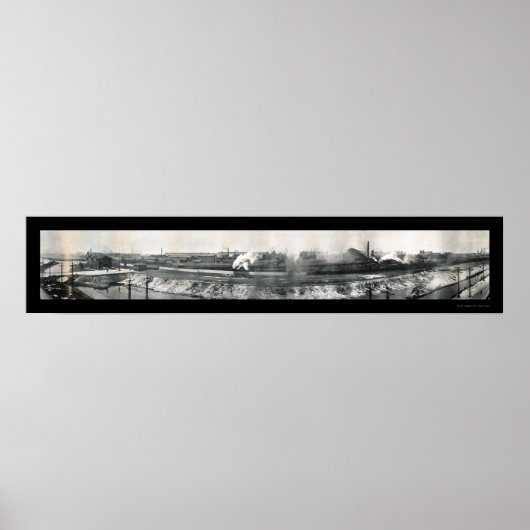 Stahlmilch Gary in Foto 1912 Poster (Vorne)