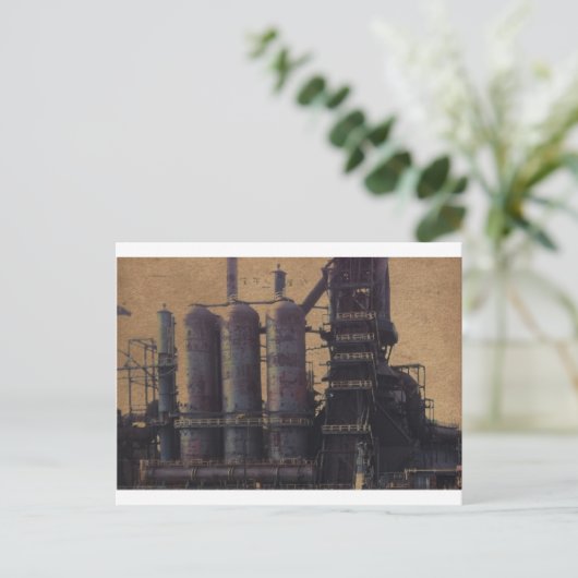 STAHLMILL U.S.A. POSTKARTE (Stehend Vorderseite)