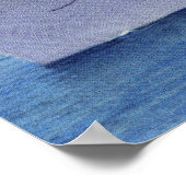 Stahlmotorschiff Ticonabweicha am See Poster (Ecke)