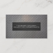 Stahlmuster Visitenkarte (Rückseite)