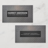 Stahlmuster Visitenkarte (Vorne/Hinten)