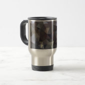 Stahlnebel: Abstrakte Erkundungen im Cup-Design Reisebecher (Vorderseite Links)