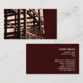 Stahlrahmen-Bau, MiniFoto Visitenkarte (Vorne/Hinten)