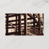 Stahlrahmen-Bau Visitenkarte (Rückseite)