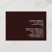 Stahlrahmenbau, Mini-Foto (Borderot) Visitenkarte (Rückseite)