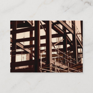 Stahlrahmenbau, Mini-Foto Visitenkarte