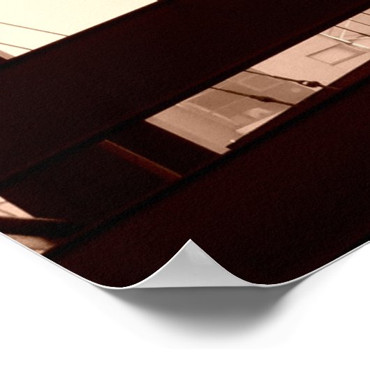 Stahlrahmenkonstruktion Poster (Ecke)