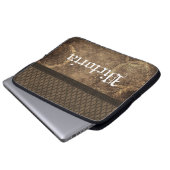 Stahlrampe, braun laptopschutzhülle (Vorne Knopf)