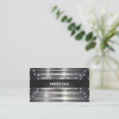 Stahlrivet Visitenkarte (Stehend Vorderseite)