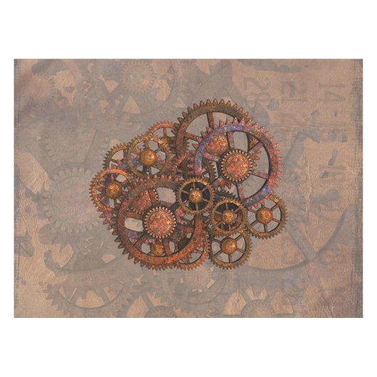 Stahlstämme mit Schatten Tischdecke (Vorderseite (Horizontal))