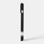 Stahlstrichfaser iPhone 15 Hülle (Linke Seite)