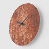 Stahlstruktur, abstrakter Hintergrund. Große Wanduhr (Winkel)