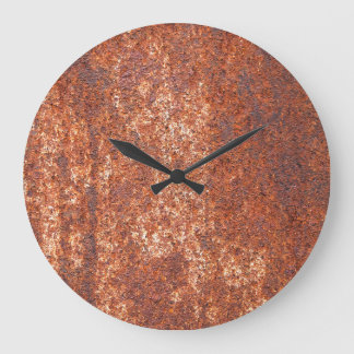 Stahlstruktur, abstrakter Hintergrund. Große Wanduhr