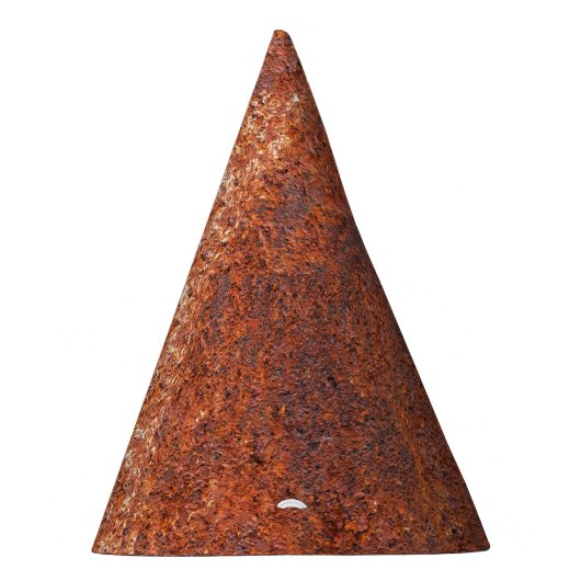 Stahlstruktur, abstrakter Hintergrund. Partyhütchen (Rechts)