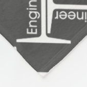 Stahlträger-Ingenieur-Muster Fleecedecke (Ecke)