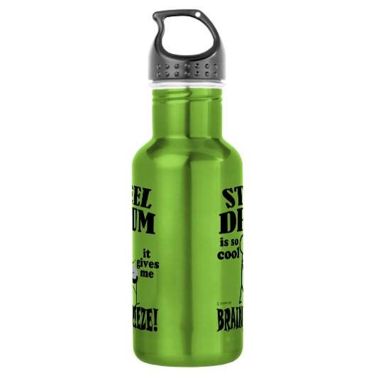 Stahltrommel, Braindfriere Edelstahlflasche (Rückseite)