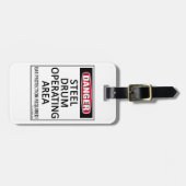 Stahltrommel Gepäckanhänger (Vorderseite horizontal)