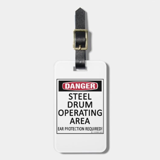 Stahltrommel Gepäckanhänger (Vorderseite vertikal)