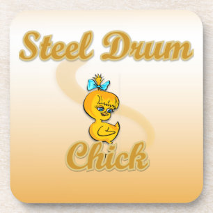 Stahltrommel Getränkeuntersetzer