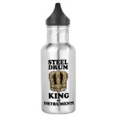 Stahltrommel King of Instruments Edelstahlflasche (Links)