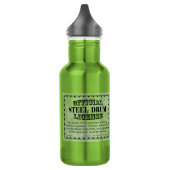 Stahltrommel-Lizenz Edelstahlflasche (Links)