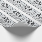 Stahltrommel-Lizenz Geschenkpapier (Ecke)