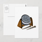 Stahltrommel Postkarte (Vorne/Hinten)