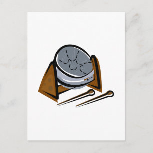 Stahltrommel Postkarte