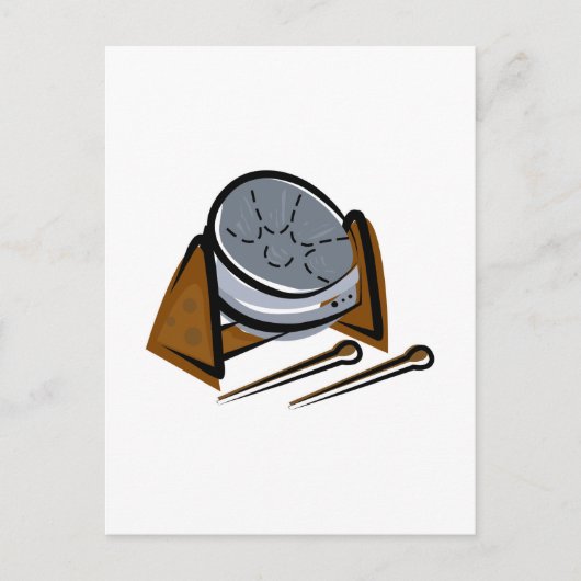 Stahltrommel Postkarte (Vorderseite)