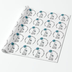 Stahltrommel - Weltumdrehungen Geschenkpapier