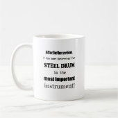 Stahltrommel wichtigstes Instrument Kaffeetasse (Links)